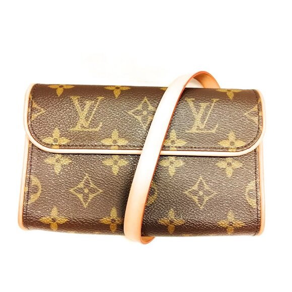 Louis Vuitton LV Shoulder Bag Pochette Florentine Brown Monogram 372-041025 - Picture 1 of 9
